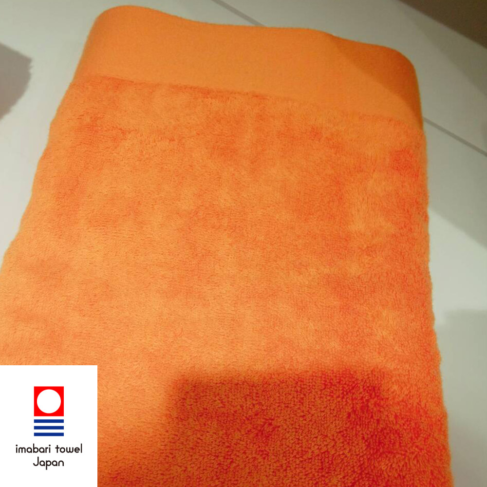 【今治織上】 日本今治毛巾 今治認證 村上今治 M-Pile費爾干納系列－手巾橘色