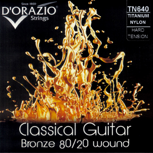D’ORAZIO義大利手工製 NO.TN640 古典吉他弦 (80/20青銅、鈦尼龍)