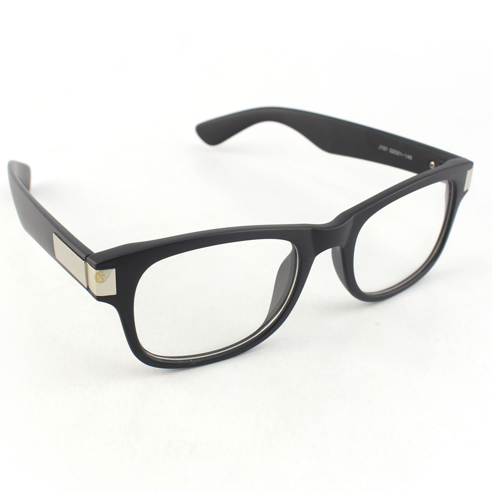 英國NATKIEL -  古著極簡約黑粗框平光鏡眼鏡 (英國飾品品牌)