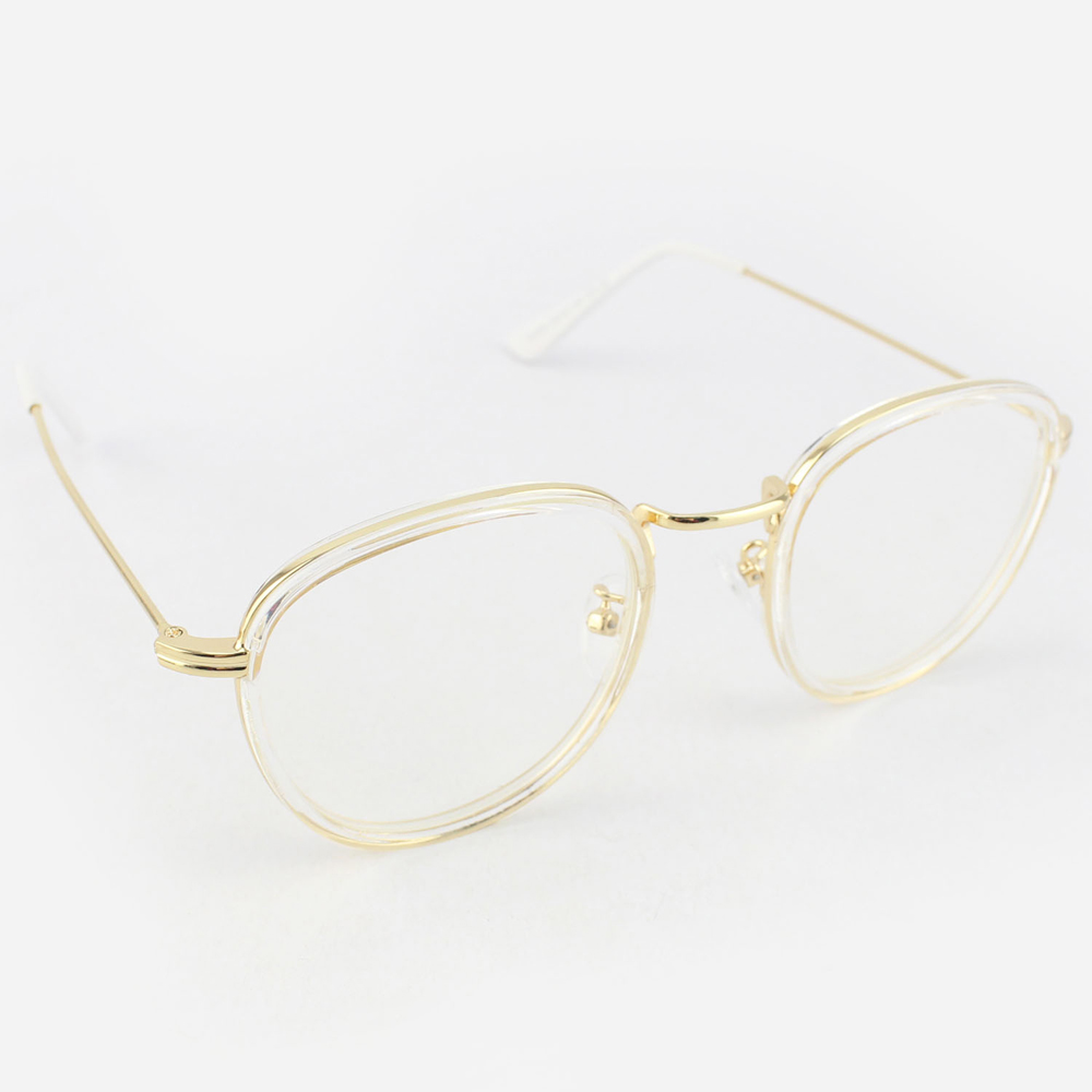 英國NATKIEL -  復古透明感金框平光鏡眼鏡 (英國飾品品牌)