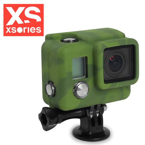 法國XSories SILICONE COVER HD3+ GoPro矽膠保護套迷彩
