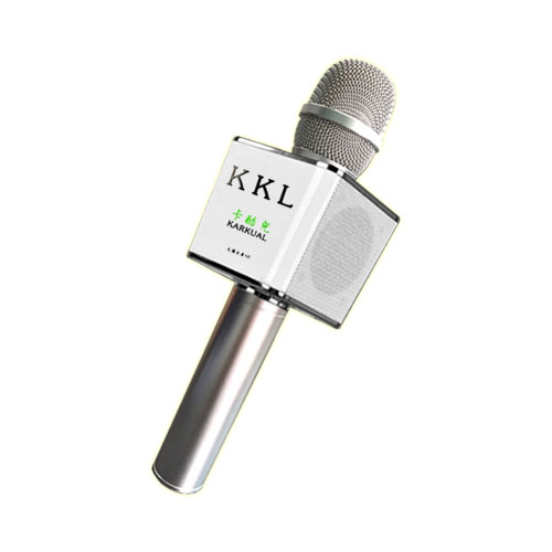 KKL 卡酷兒 K8 無線藍牙麥克風 K歌神器 喇叭(音質媲美K068) 支援所有手機K歌軟體 通過商檢局檢驗及NCC合格 台灣版公司貨 保固一年銀色