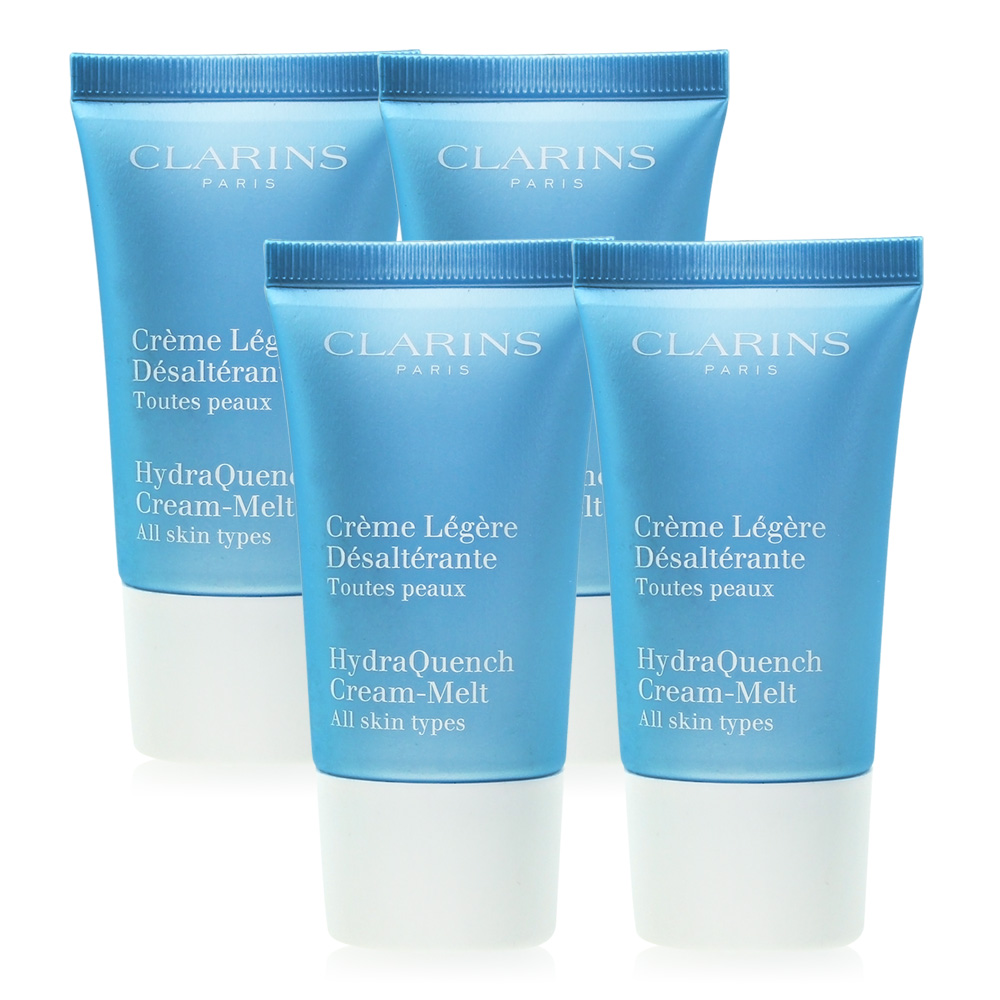 CLARINS 克蘭詩 水潤奇肌保濕水凝霜-清爽型超越正貨容量組(15ML)X4