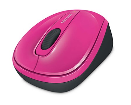 微軟 Microsoft 無線行動滑鼠3500 粉色 GMF-00280