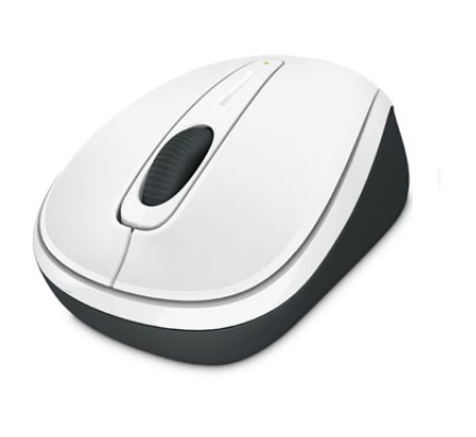 Microsoft 無線行動滑鼠3500 白色 GMF-00216