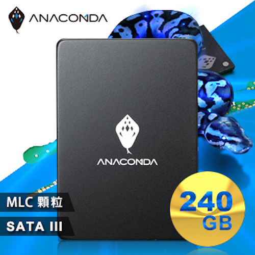 ANACOMDA巨蟒 侵略入門款 A1 240GB SATA III 2.5吋 固態硬碟 SSD
