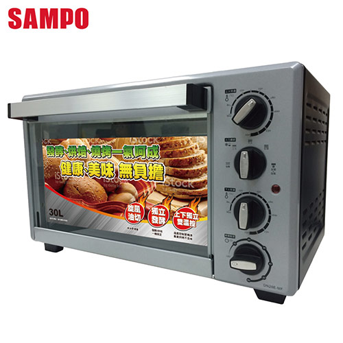 SAMPO聲寶 30L雙溫控油切旋風烤箱 KZ-PG30F
