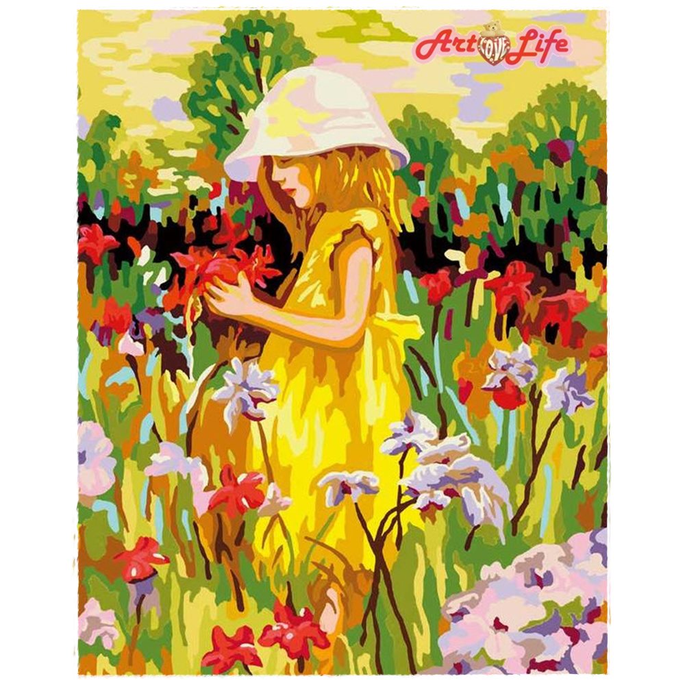 ArtLife藝術生活【66029】艾莉絲花園_DIY 數字 油畫 彩繪