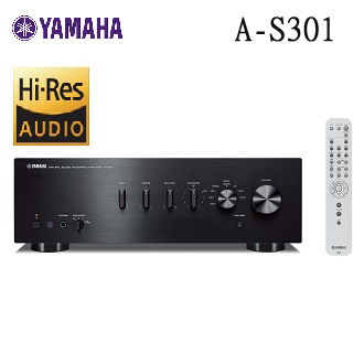 YAMAHA 綜合擴大機 AS-301 兩聲道綜合擴大機  數位音響輸入支援 TV 或藍光播放機