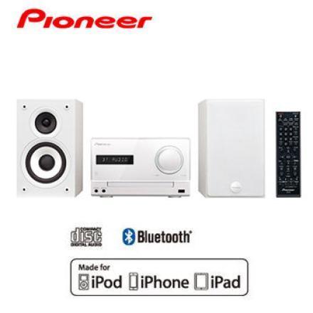 PIONEER  先鋒 X-CM32BT 迷你藍芽床頭音響   iPhone/藍芽/USB 支援CD、USB、FM、藍芽