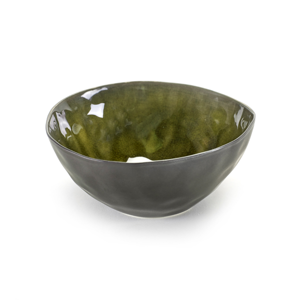 【比利時 SERAX 米其林御用餐瓷】Pure中餐碗-橄欖綠