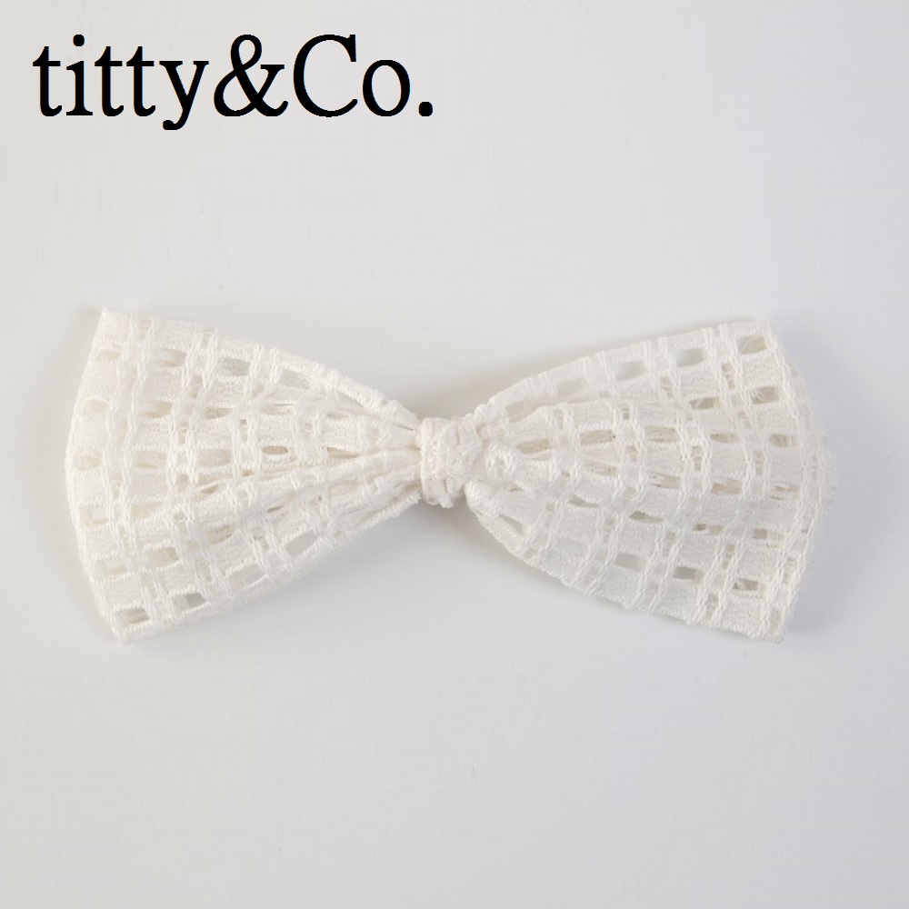 【U】titty&Co. - 氣質甜美蕾絲髮帶(二色可選) - 白色