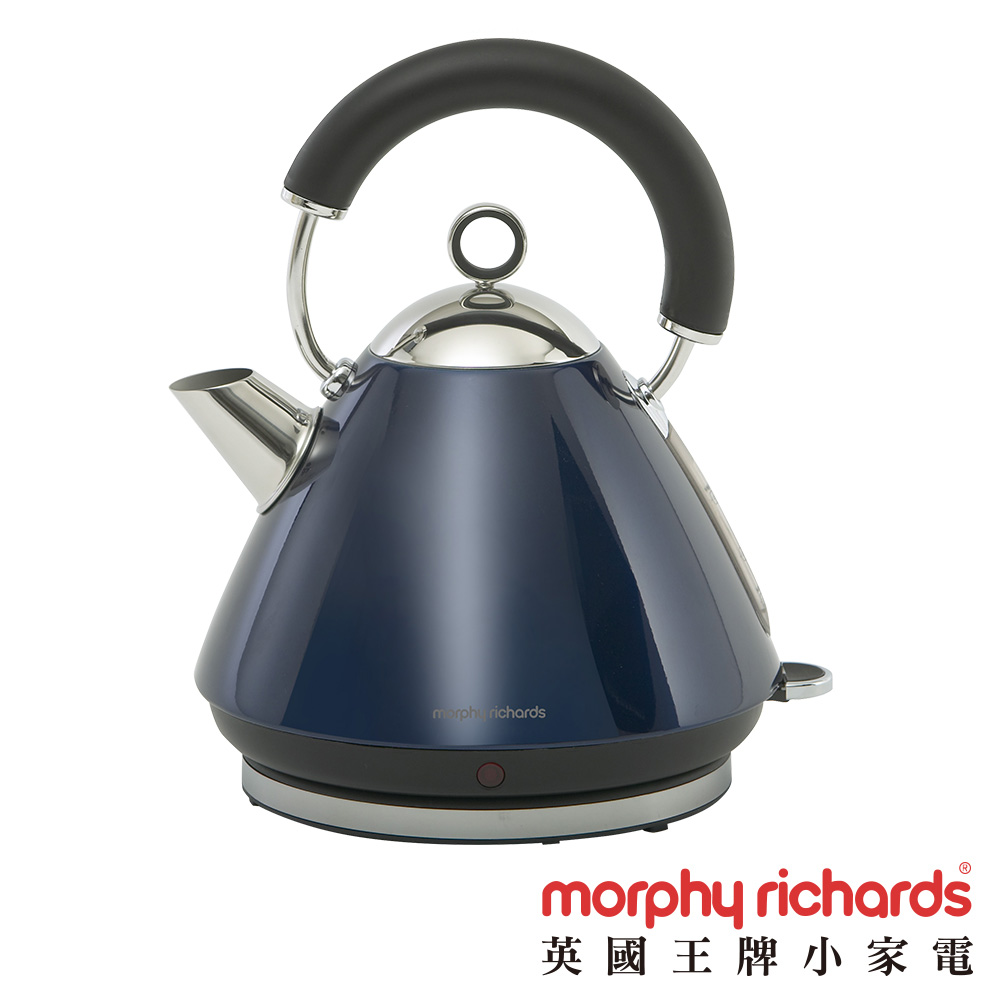 英國Morphy Richards 快煮笛音壺1.5L-夜空藍43855