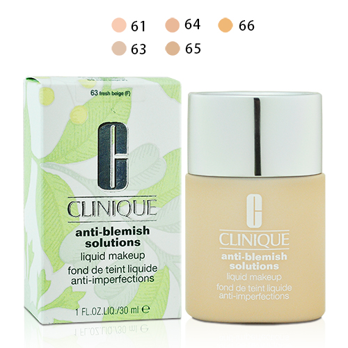 【CLINIQUE 倩碧】無油光淨痘粉底液 30ml#66