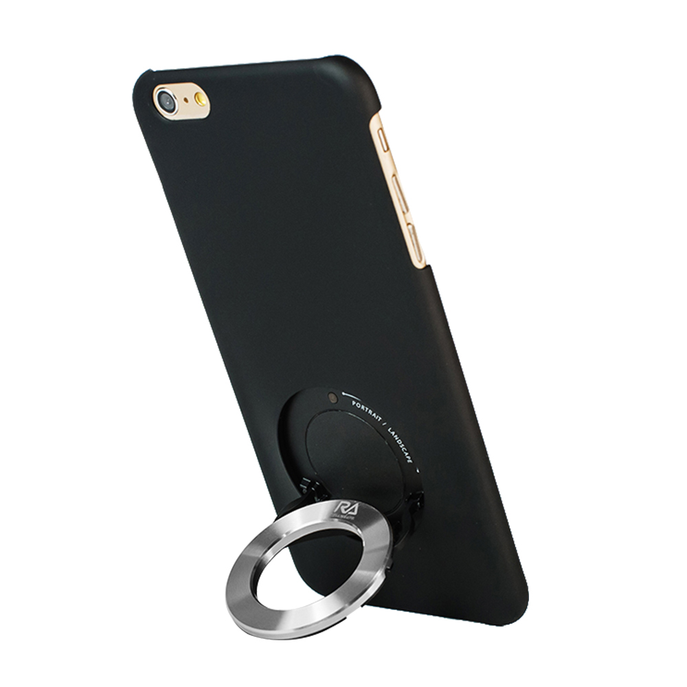 【Rolling Ave.】iCircle iPhone 6/6s 手機保護殼黑色銀環