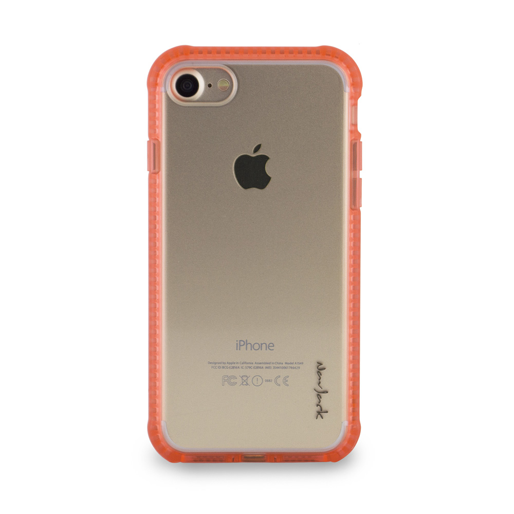 Navjack iPhone 7 (4.7吋) 超抗摔吸震空壓保護殼 粉橘色