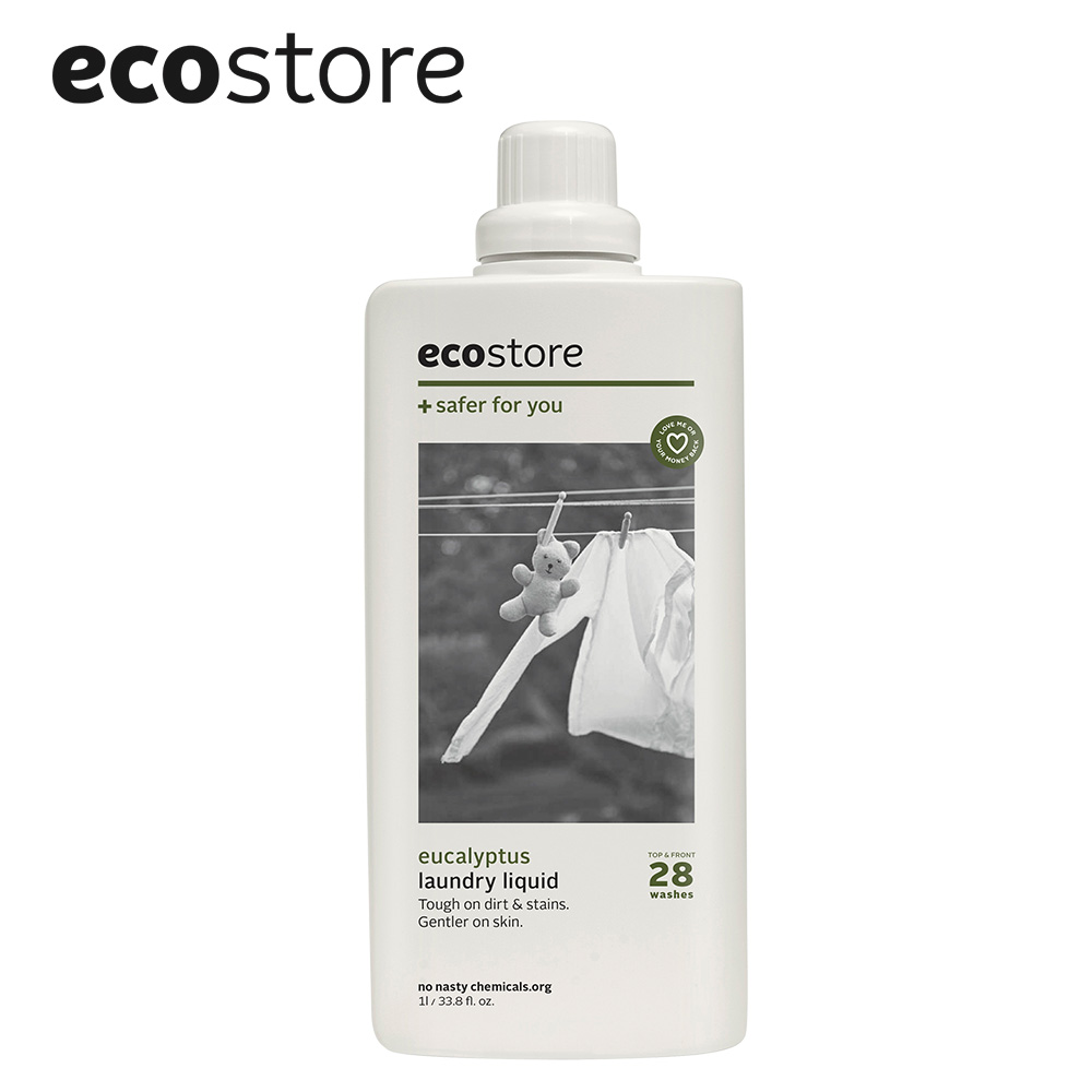 【ecostore】超濃縮環保洗衣精-尤加利葉1L (6入/箱)