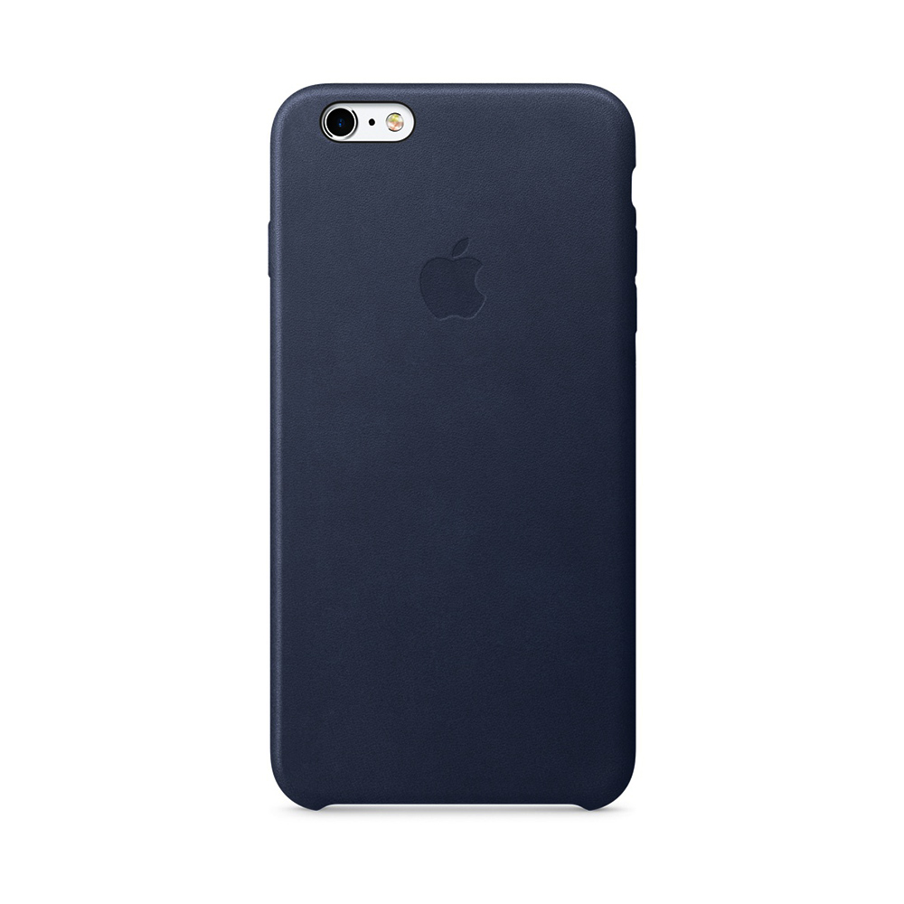 Apple 原廠 iPhone6 Plus / 6S Plus case 適用 皮革保護套(午夜藍-盒裝)單色