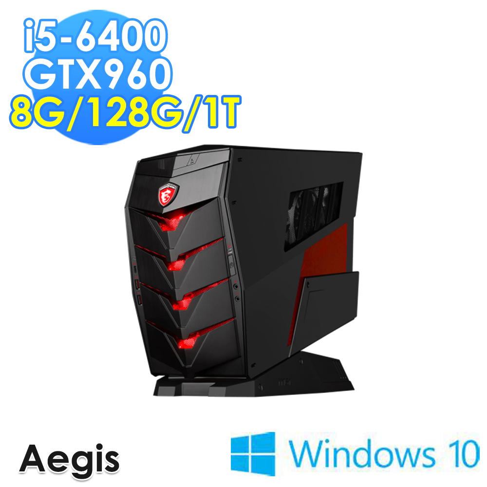 msi微星 Aegis-094TW i5-6400 GTX960 WIN10 電競桌機