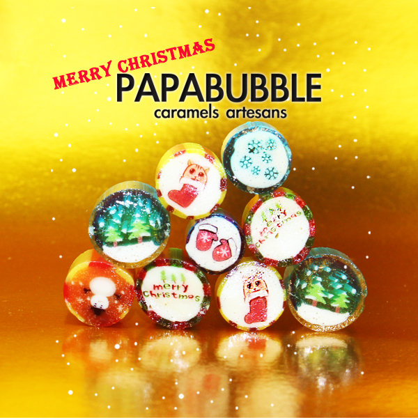 Papabubble-西班牙手工糖(聖誕節款，罐裝，180g) (二罐含運組)
