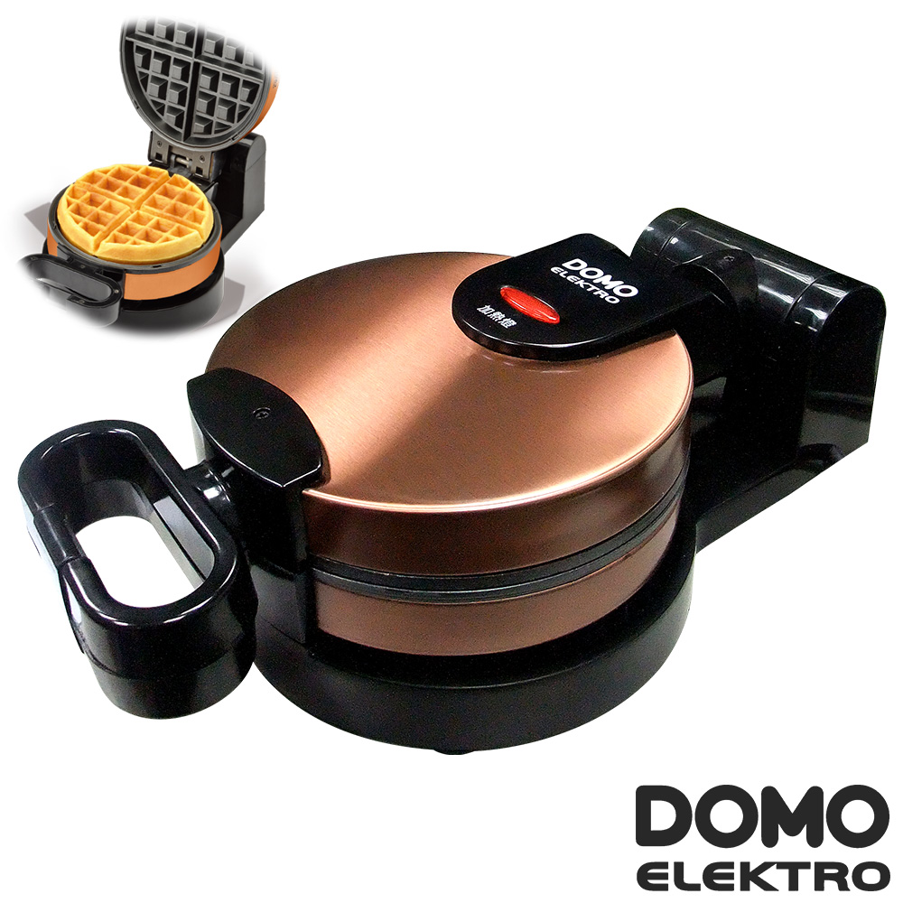 比利時DOMO-不鏽鋼翻轉式厚片鬆餅機DM9006AWT