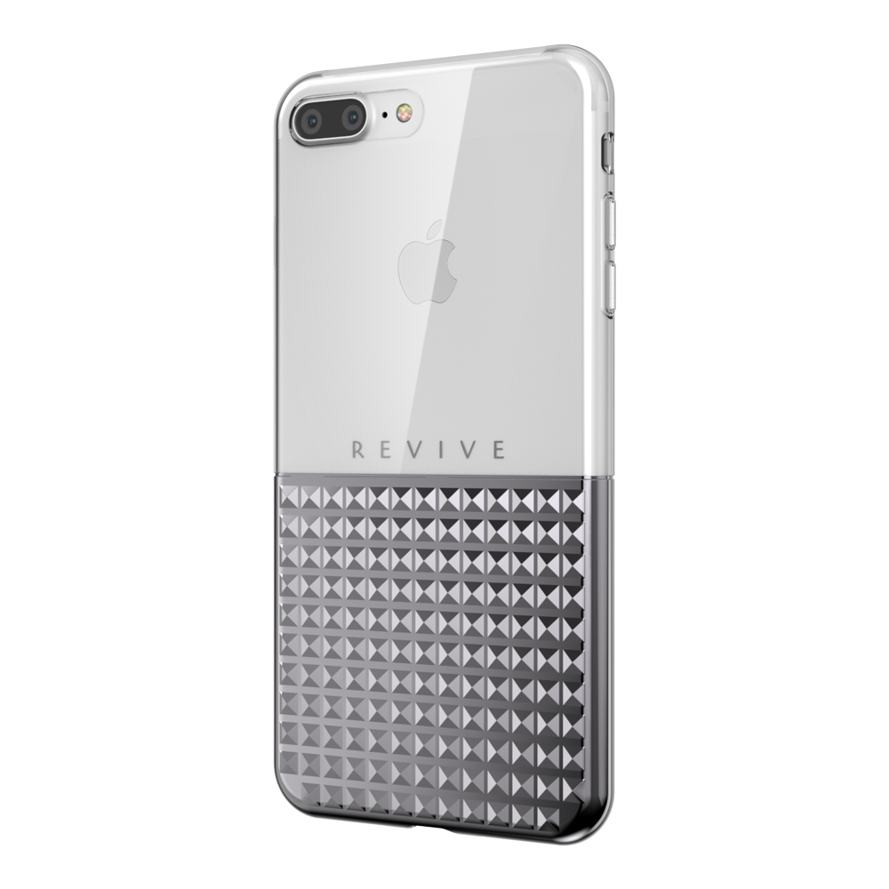 SwitchEasy Revive iPhone 7 Plus 3D鑽石紋吸震保護套-太空灰