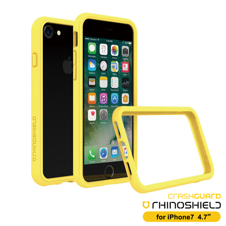 RHINO SHIELD犀牛盾iPhone7 4.7吋 科技緩衝材質耐衝擊邊框殼-黃