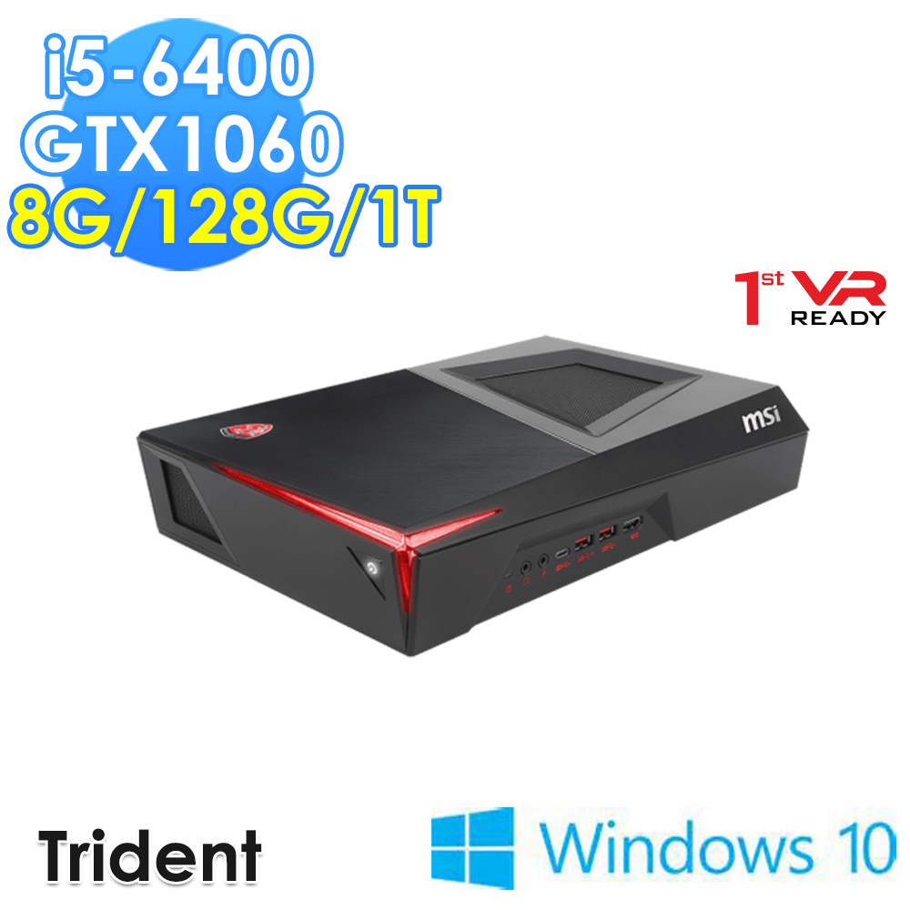 msi微星 Trident-011TW i5-6400 GTX1060 WIN10 電競桌機