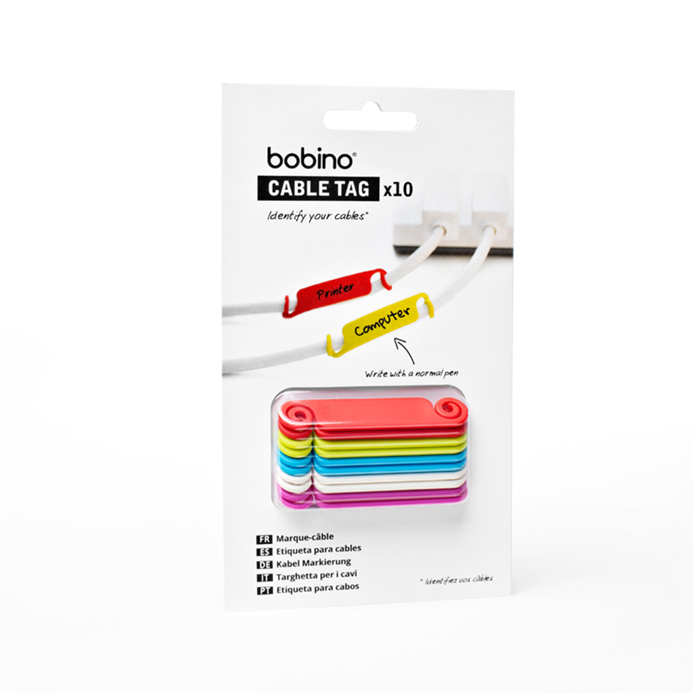 bobino收納3C小物-電線標籤 一組10入裝
