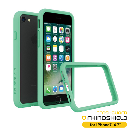 RHINO SHIELD犀牛盾iPhone7 4.7吋 科技緩衝材質耐衝擊邊框殼-薄荷綠