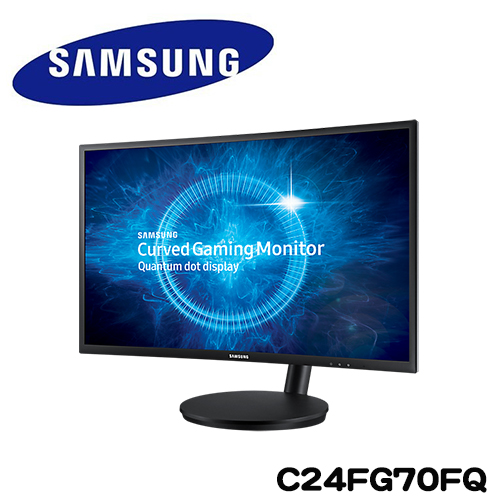 SAMSUNG三星 C24FG70FQE 24型VA曲面低藍光電競液晶螢幕