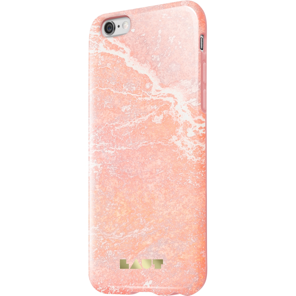 LAUT iPhone 6 & 6S 大理石軟式手機保護殼粉紅