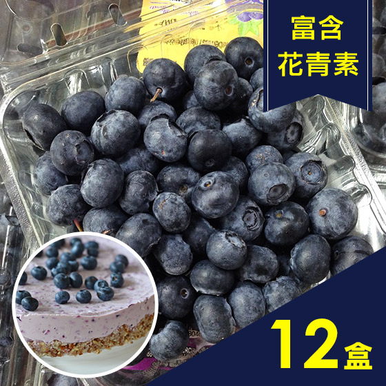 好原味：有機藍莓12盒 • 富含花青素，適合多種料理(免運宅配)