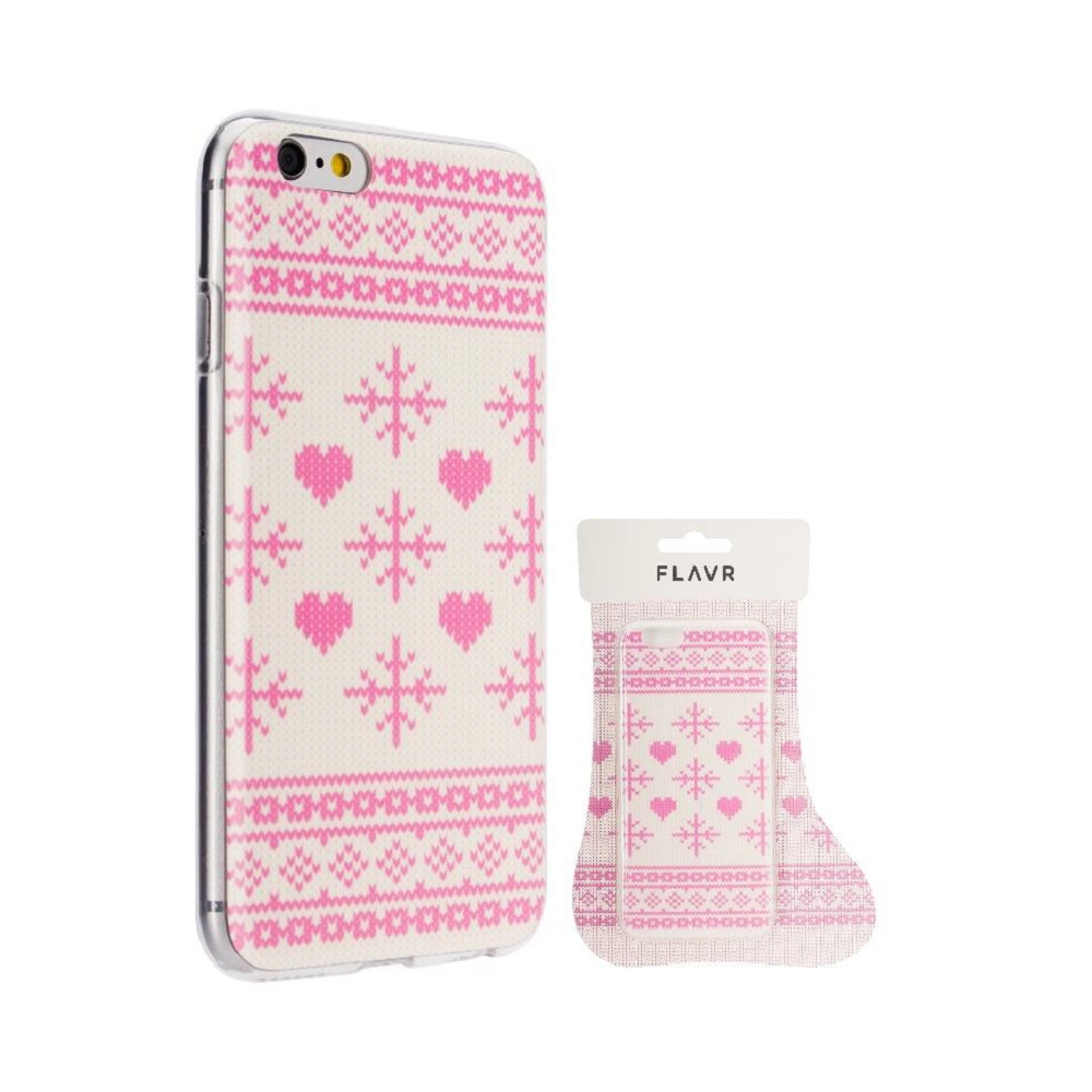 FLAVR 聖誕毛衣系列軟式手機殼 FOR iPhone 7粉紅