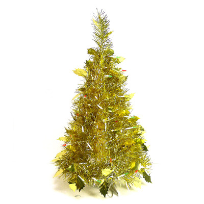 2尺/2呎(60cm) 創意彈簧摺疊聖誕樹 (金色系)YS-FTR02001