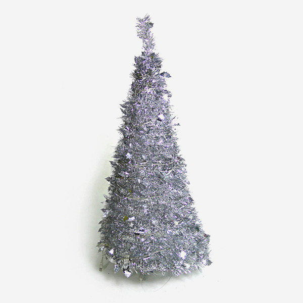 4尺/4呎(120cm) 創意彈簧摺疊聖誕樹 (銀色系)YS-FTR04002
