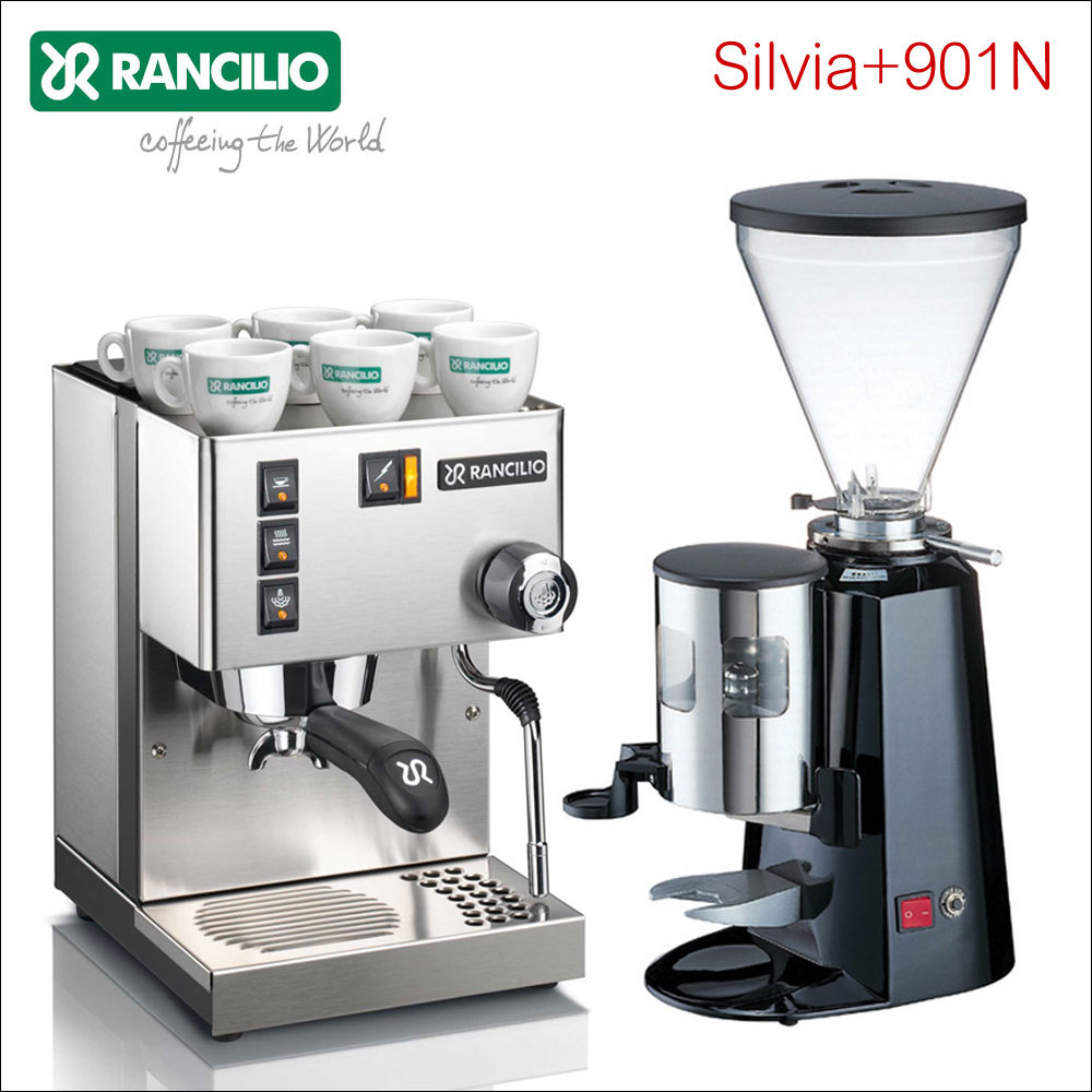 Rancilio SILVIA義式半自動咖啡機+楊家901N磨豆機 (HG6476+HG0081)