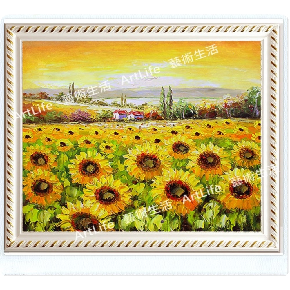 ArtLife 藝術生活【HK2-4050】白色畫框_ 數字油畫 DIY 彩繪