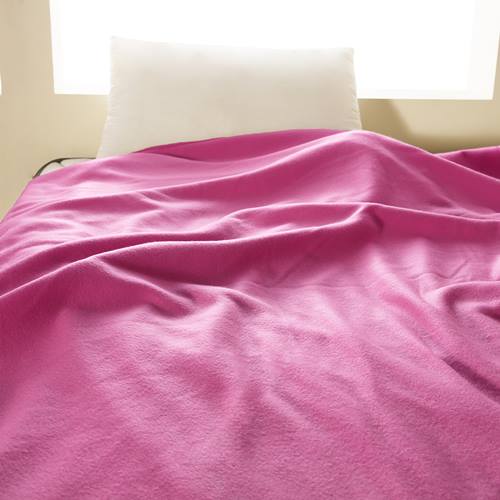 【HomeBeauty】輕柔珍珠刷毛絨毯2入-150x180cm-櫻桃紅