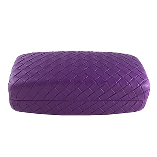 【Kelly C.】繽紛時尚-編織質感硬盒/眼鏡盒/收納盒/置物盒(紫色)