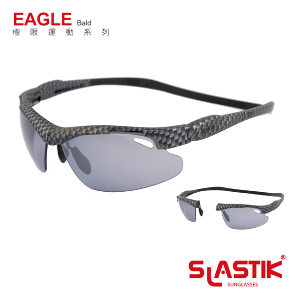 【SLASTIK】全功能型運動太陽眼鏡 EAGLE極限運動系列(Bald)