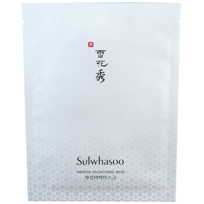 Sulwhasoo雪花秀 滋晶雪瀅煥白面膜(20g/片)