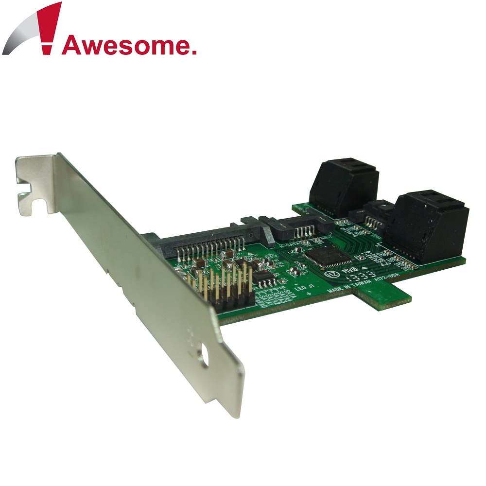 Awesome PCI/PCIe槽SATA 1轉5 Port Multiplier擴充卡－AWD-ST-172A