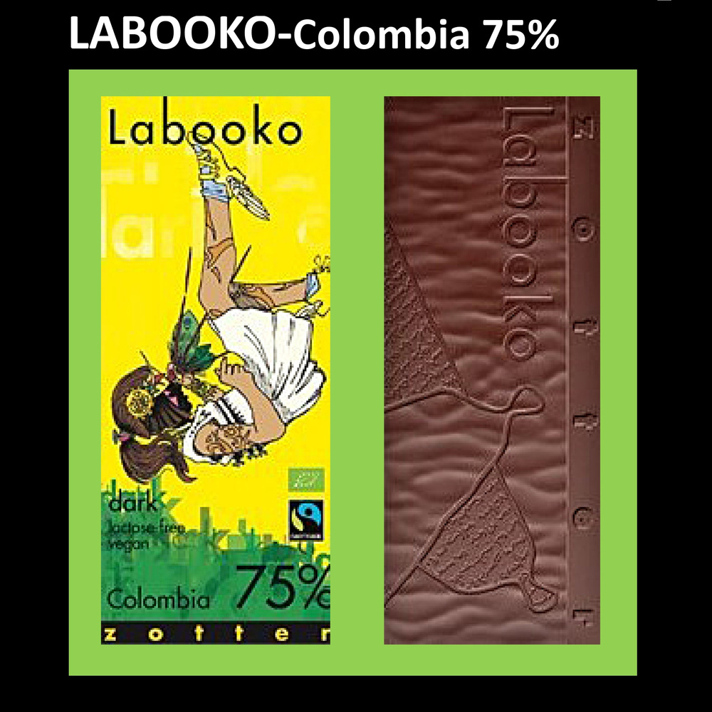 Labooko-頂級哥倫比亞 75%純巧克力