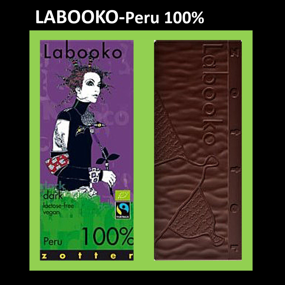Labooko-頂級祕魯 100%純巧克力