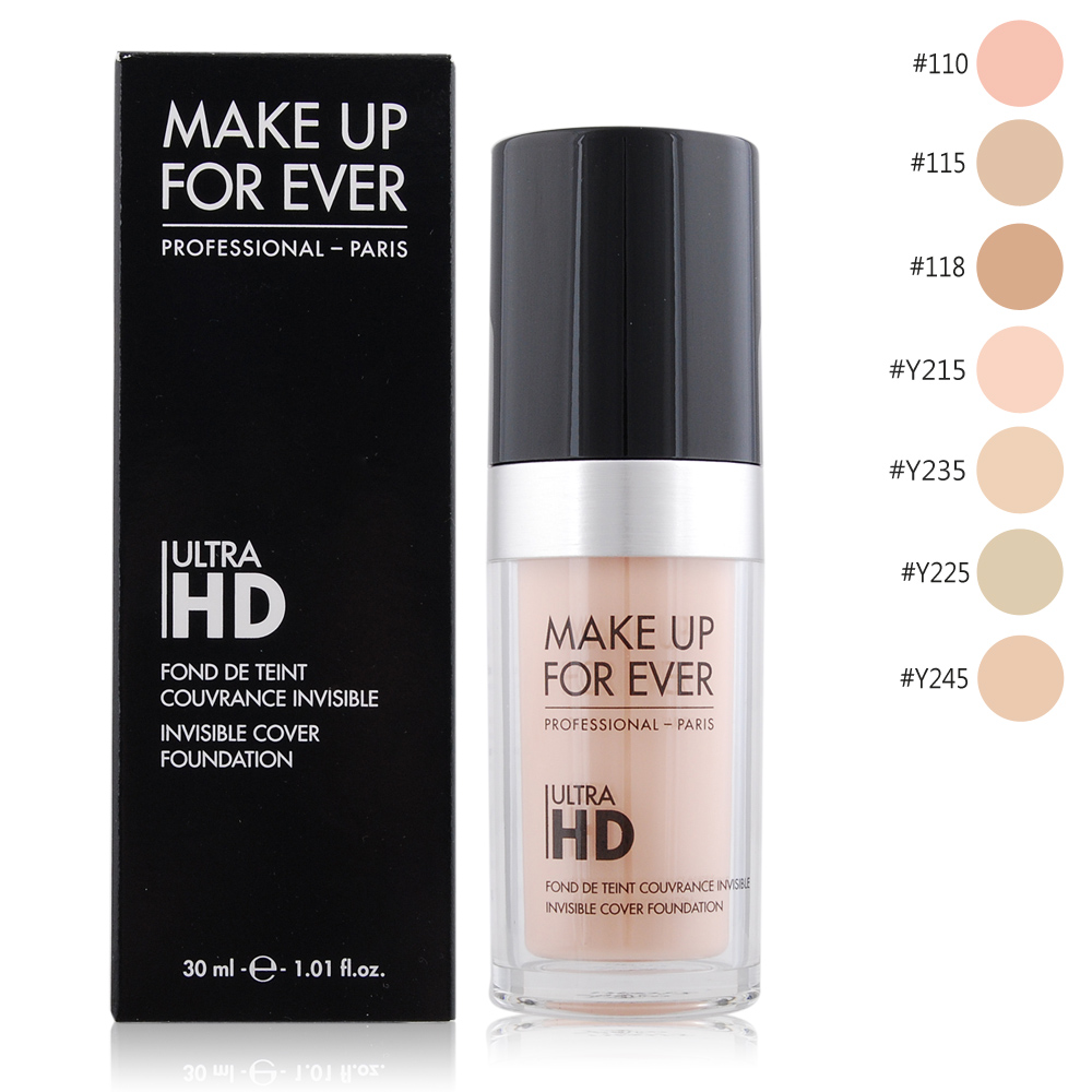 MAKE UP FOR EVER ULTRA HD超進化無瑕粉底液#Y245(30ml)