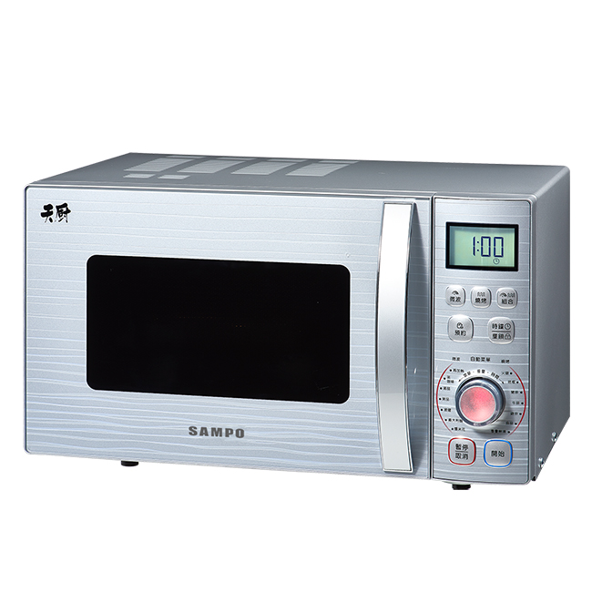 【聲寶SAMPO】23L公升燒烤型微波爐／RE-N623TG