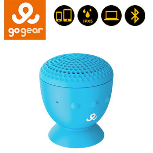 (福利品) GoGear 防潑水無線藍芽喇叭 GPS2500 / 藍色