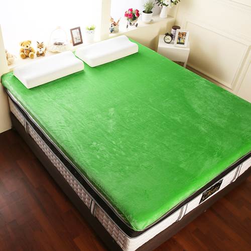 【契斯特】12公分新法蘭絨舒適記憶床墊-加大6尺-常春藤綠