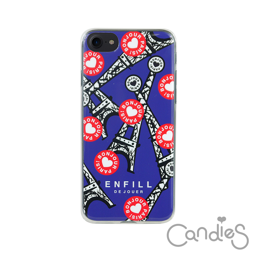 Candies-TPU Bonjour Paris-iPhone 7 Plus 5.5吋 (送玻璃保護貼)